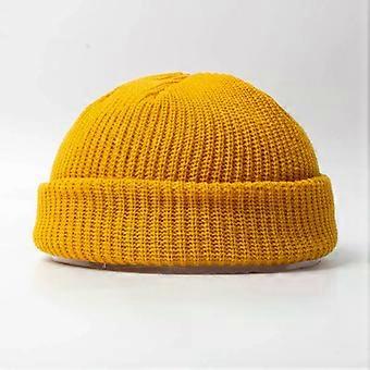 Winter Warm Beanies Casual Short Thread Hip Hop Hat Adult Men Female Wool Knitted Skull Cap Elastic Unisex
