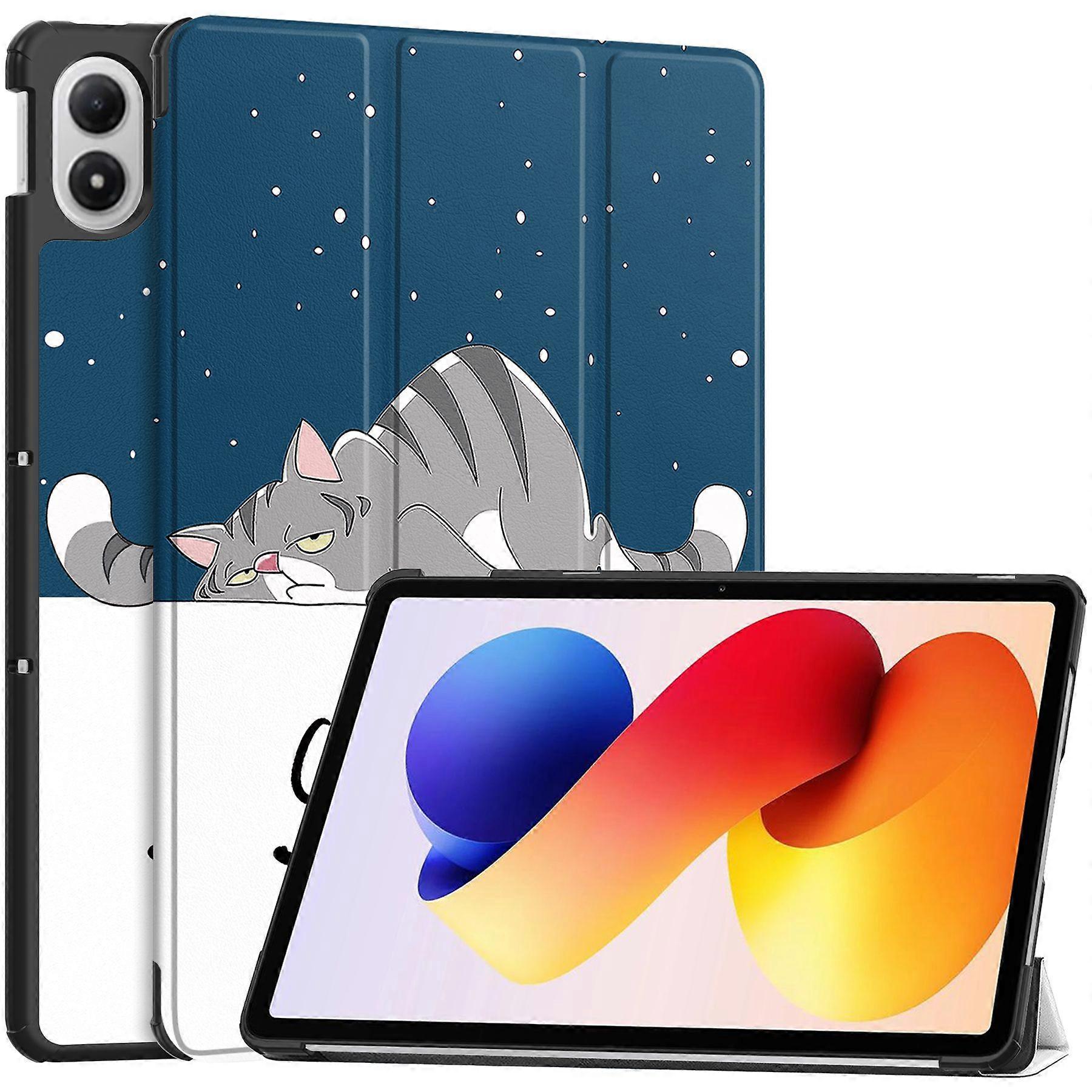 For Xiaomi Redmi Pad 2 Pro Case Pattern Print Leather Stand Tablet Cover