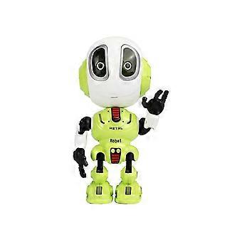 Pratende robots speelgoed voor kinderen - Metalen robot kit met geluid en aanraking gevoelige led ogen flexibele lichaam, interactief educatief cadeau speelgoed voor 3 4 5 6 7 ye