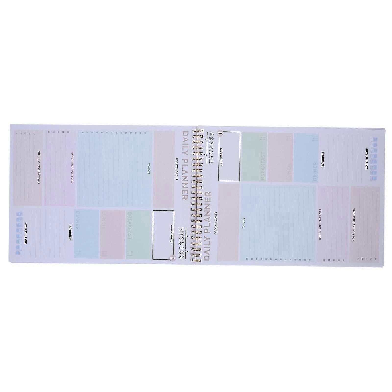 Pink Daily Planner to Do List Notepad for Efficient Daily Scheduling