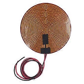 PI 220 mm Durchmesser Schnellheizender, sicherer 100K-Thermistor, starker Klebstoff, PI Polyimid-Folienheizer für 3D-Drucker 26-27