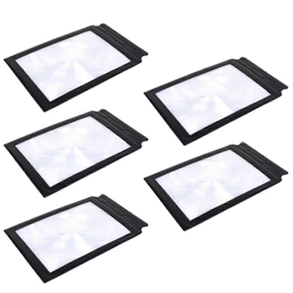 A4 Flat Magnifying Glass compatible with Elderly Reading