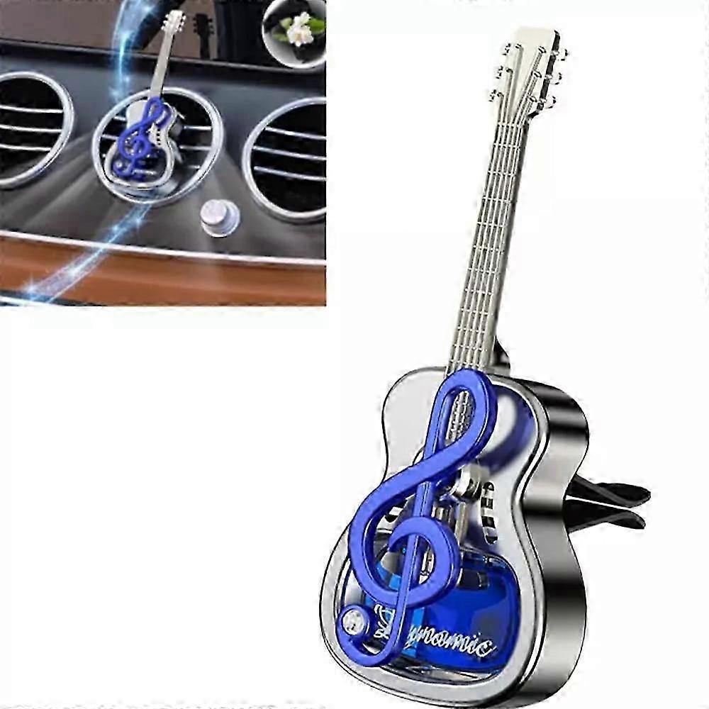 Car Air Freshener Vent Clips,Guitar Shape Aromatherapy Diffuser Rotating