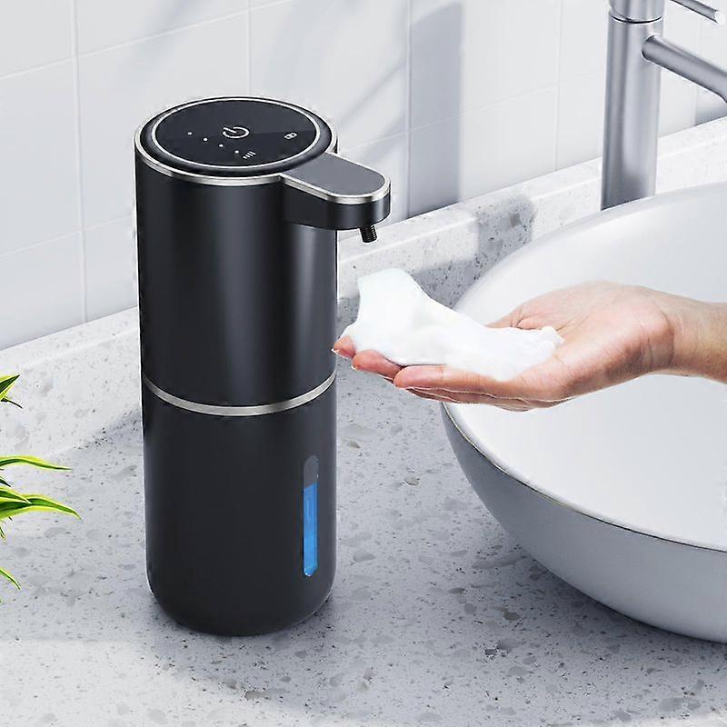 Automatic Soap Dispenser 380ml Non-Contact Wall-Mounted Sensor USB Black