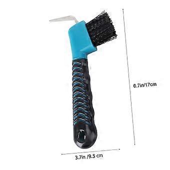 Hoof Cleaning Brush Set 2 Pieces, Sturdy Horse Grooming Tool, Random Color, Non-slip Handle