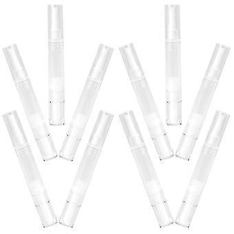 Refillable Cosmetic Pen for Nail Oil and Lip Gloss 10Pcs Transparent