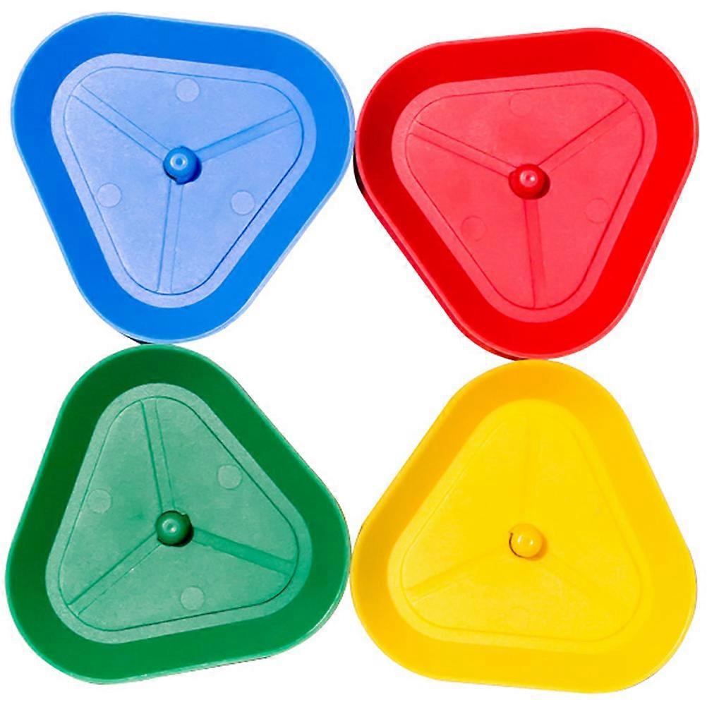 Plastic Card Holders for Playing Cards Triangle Shape 4Pcs Set