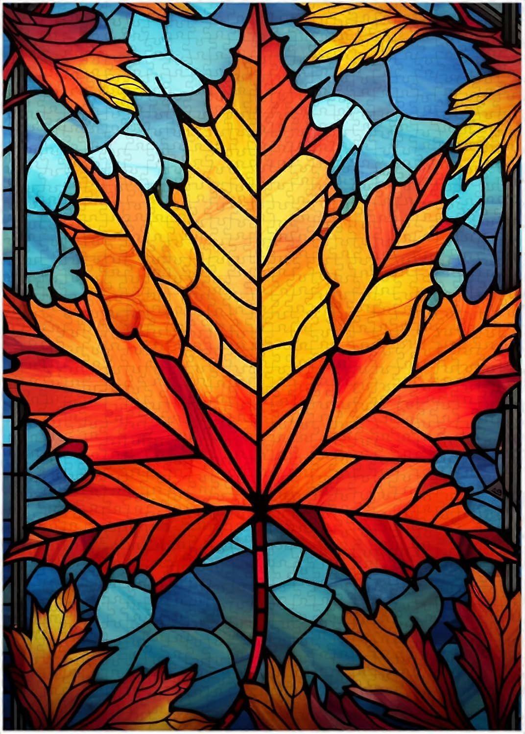 Maple Leaf Jigsaw Puzzle AZQ1065