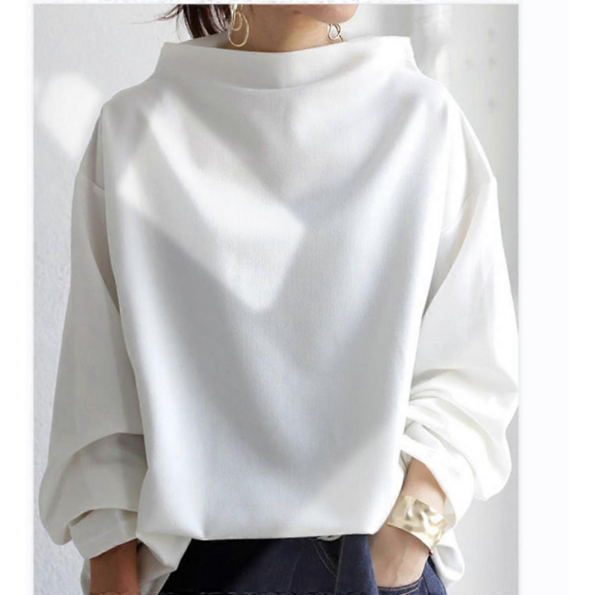 Women's Pullovers & Long Sleeves - Crossborder Loose Casual Basic Layer Top