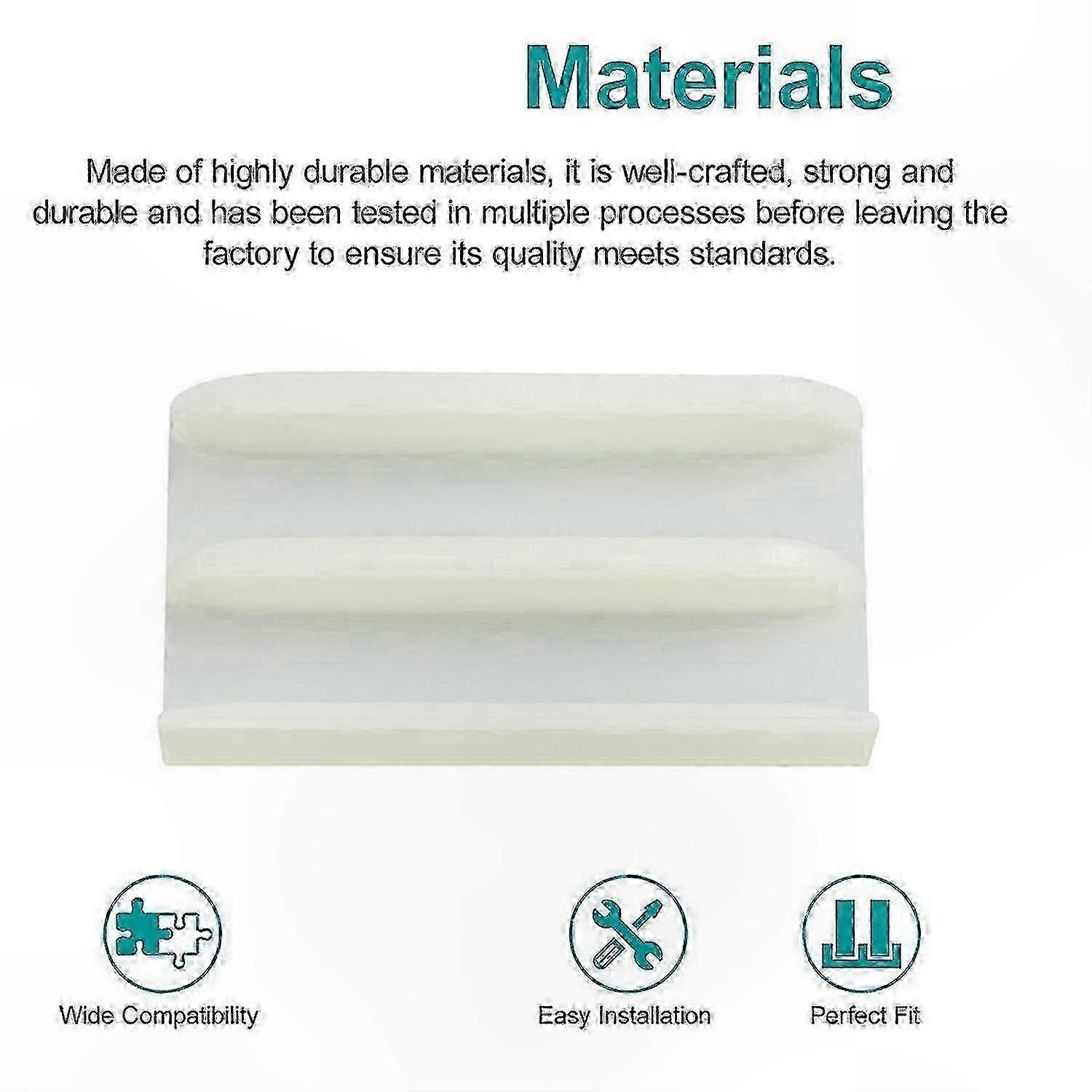 Bottom Guide compatible with Sliding Shower Doors, Durable Track Roller compatible with Smooth Operation