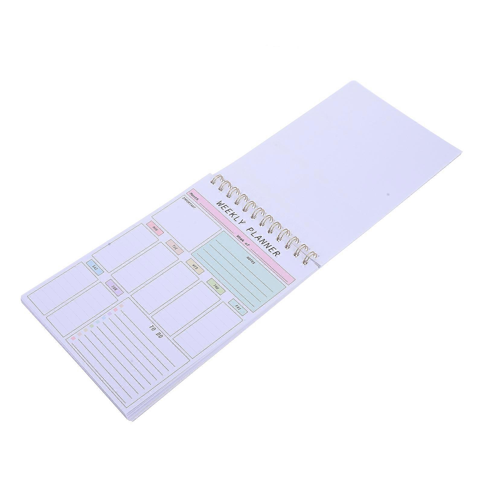 Work Planner Weekly Planning Pad Notepad for Daily Task Tracking