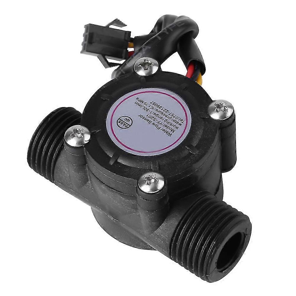 High Precision DN15 G1/2 Water Flow Sensor Hall Effect Flowmeter 1-30L/min