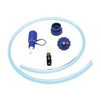 Water Bottle Drinking Tube with Double Adapter, Leak-resistant Hydration Tube for Cycling, Trekking, Fishing, Camping, PE Plastic Silicone