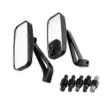 Universal Motorcycle Rearview Mirror Motorcycle Classic Modified Rearview Mirror Fit 8/10mm Screw Retro Decorative Mirror