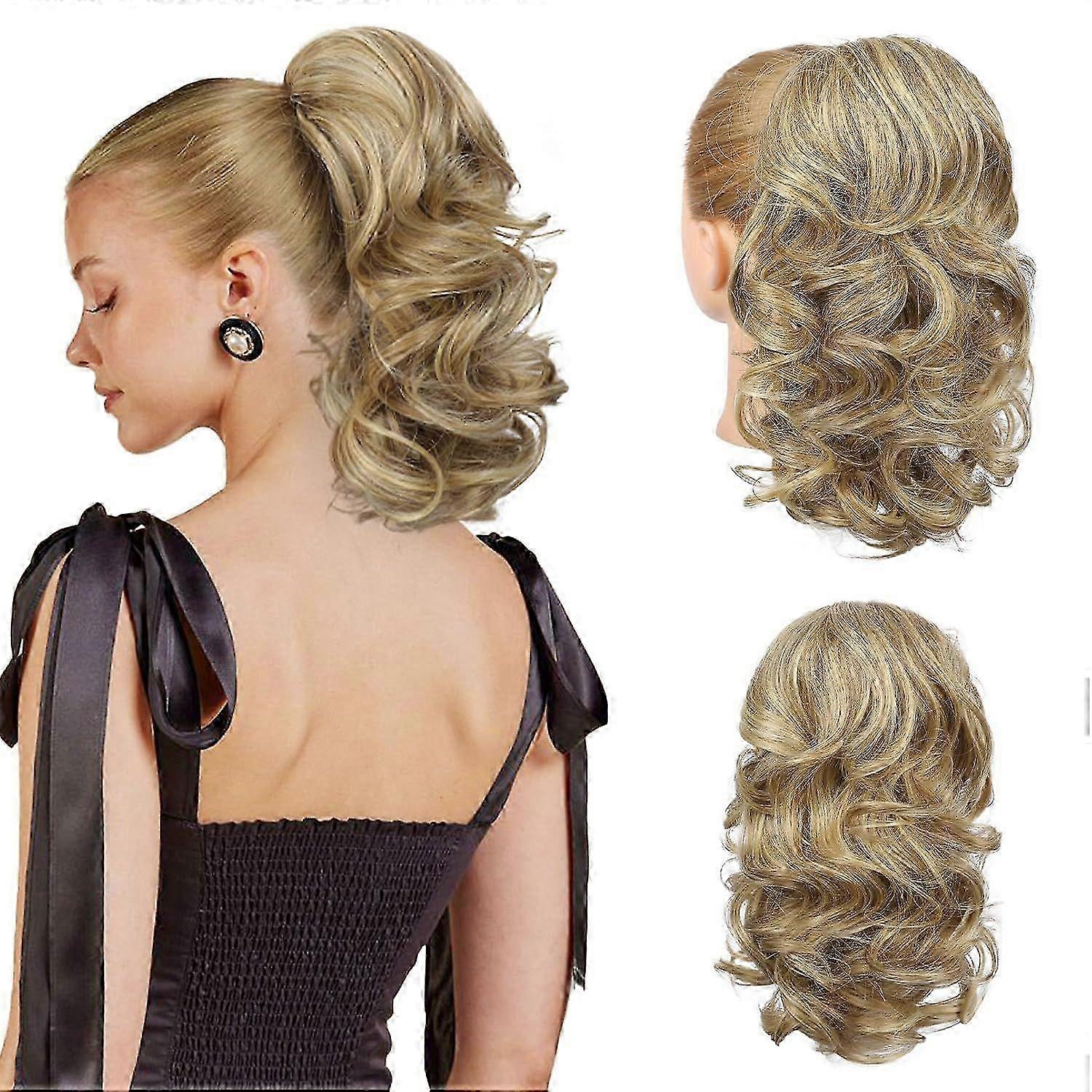 Lightweight Curly Drawstring Ponytail