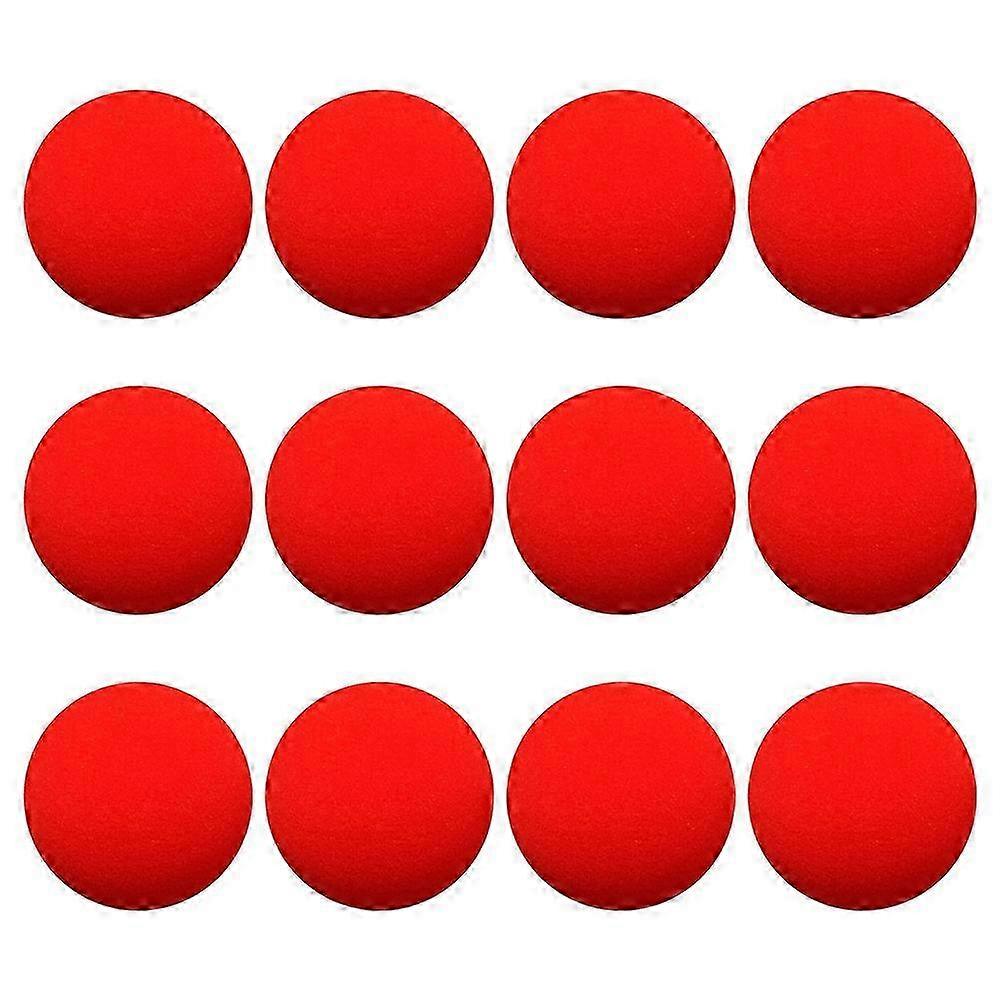 Magic Sponge Balls Trick Props for Performance 12Pcs Red Sponge