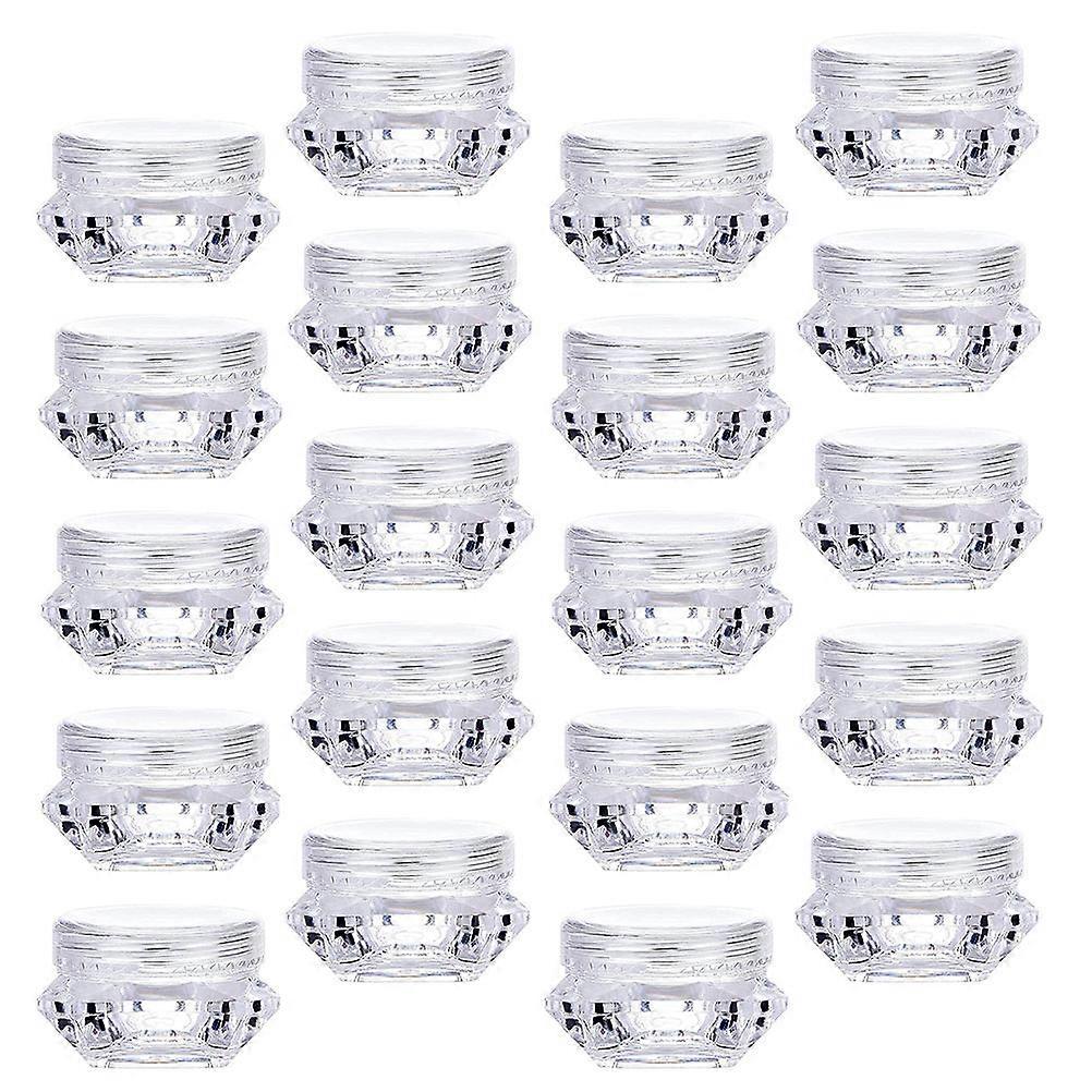 Empty Face Cream Bottle for Storage Use 96Pcs Portable Sample Jars
