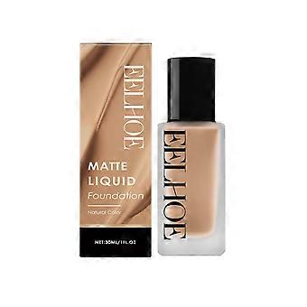 2pcs Matte Flawless Foundation, hydrating long lasting concealing base makeup for natural skin finish