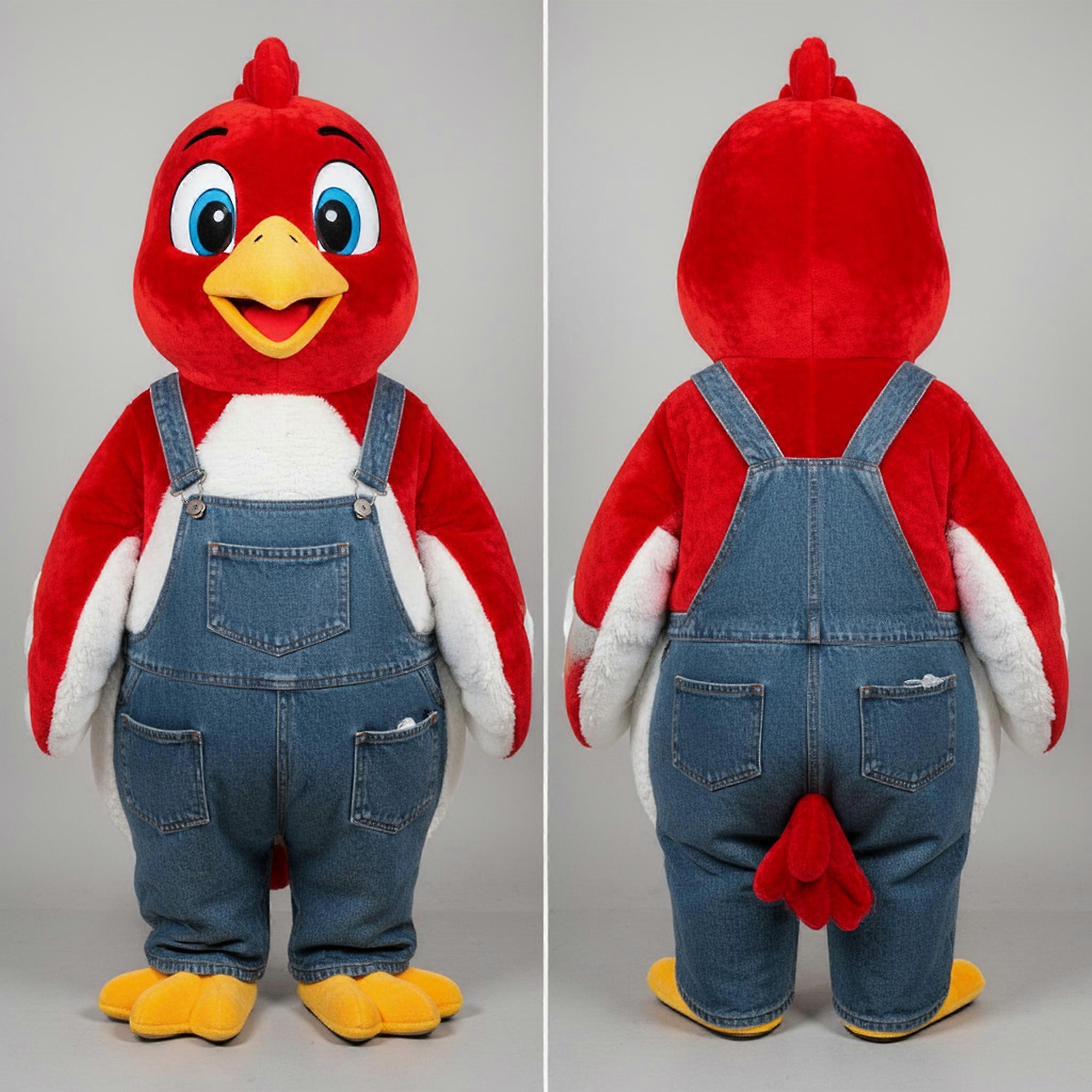 MASTICOT Crimson Red Padded Dove Mascot