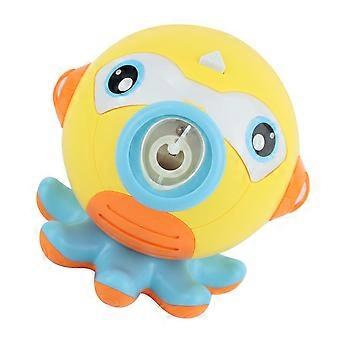 Musical Octopus Bubble Machine with Colorful LED Lights and Music, Outdoor Kids Bubble Blower Toy