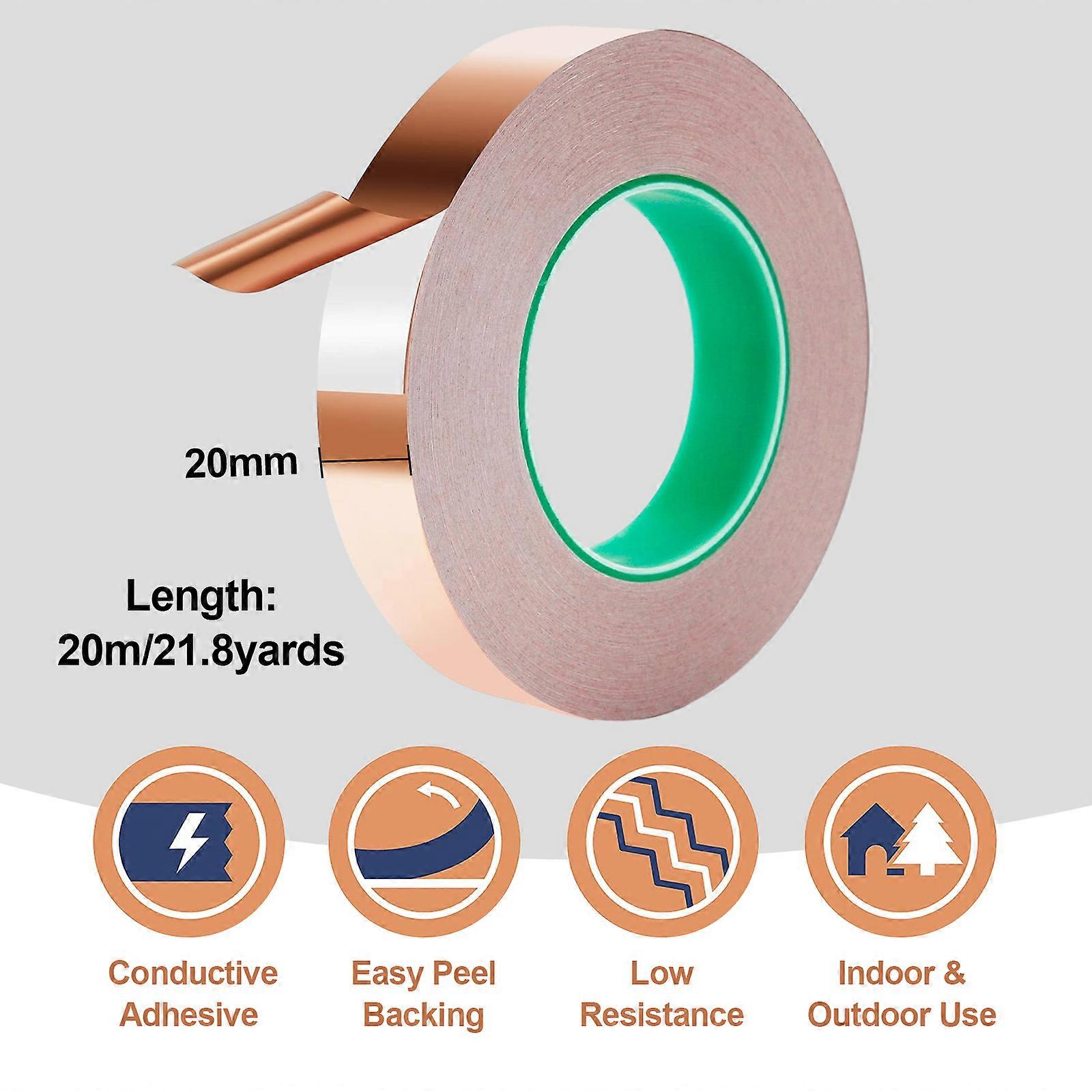 Flexible Dual-Conductive Copper Foil Tape for Electronics Grounding