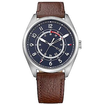 Tommy hilfiger dylan ace watch for Men Analog Quartz with Cowskin Bracelet 1791371