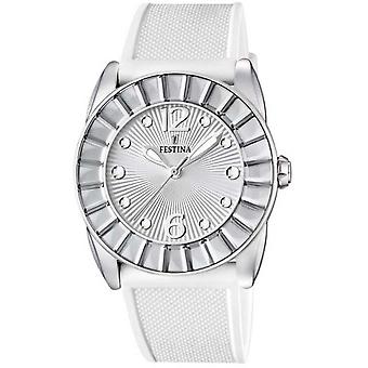 Festina Dream Quartz Analog Woman Watch with F16540/1 Rubber Bracelet