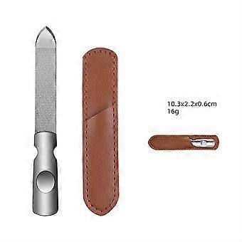 Stainless Steel Nail Files Manicure Pedicure Grooming For Professional Finger Toe Care Tools