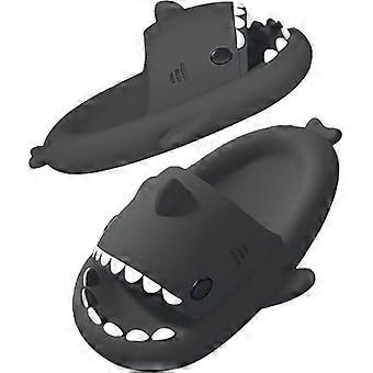 Black Shark Flip Flops for Adults and Kids, Non-Slip Home Pool Beach and Shower Slippers.A1