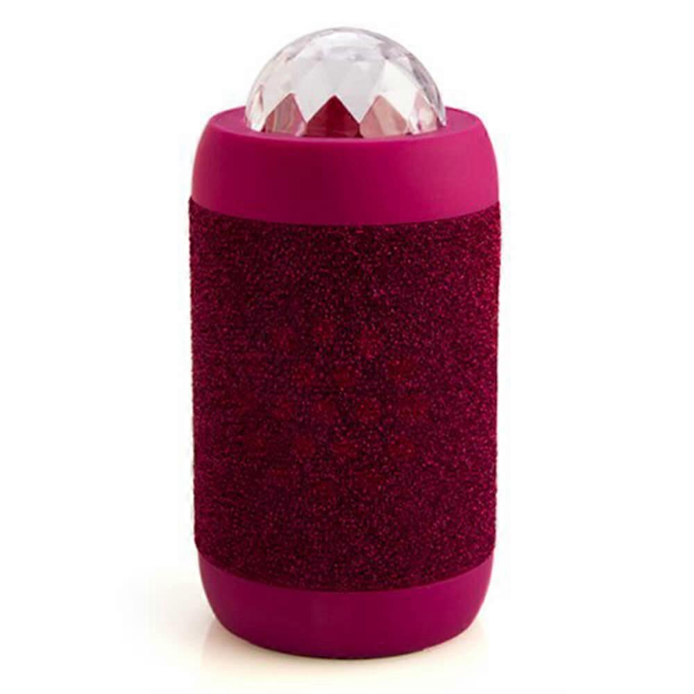 PINK Disco Ball Wireless Bluetooth Stereo Speaker projects Coloured Lights