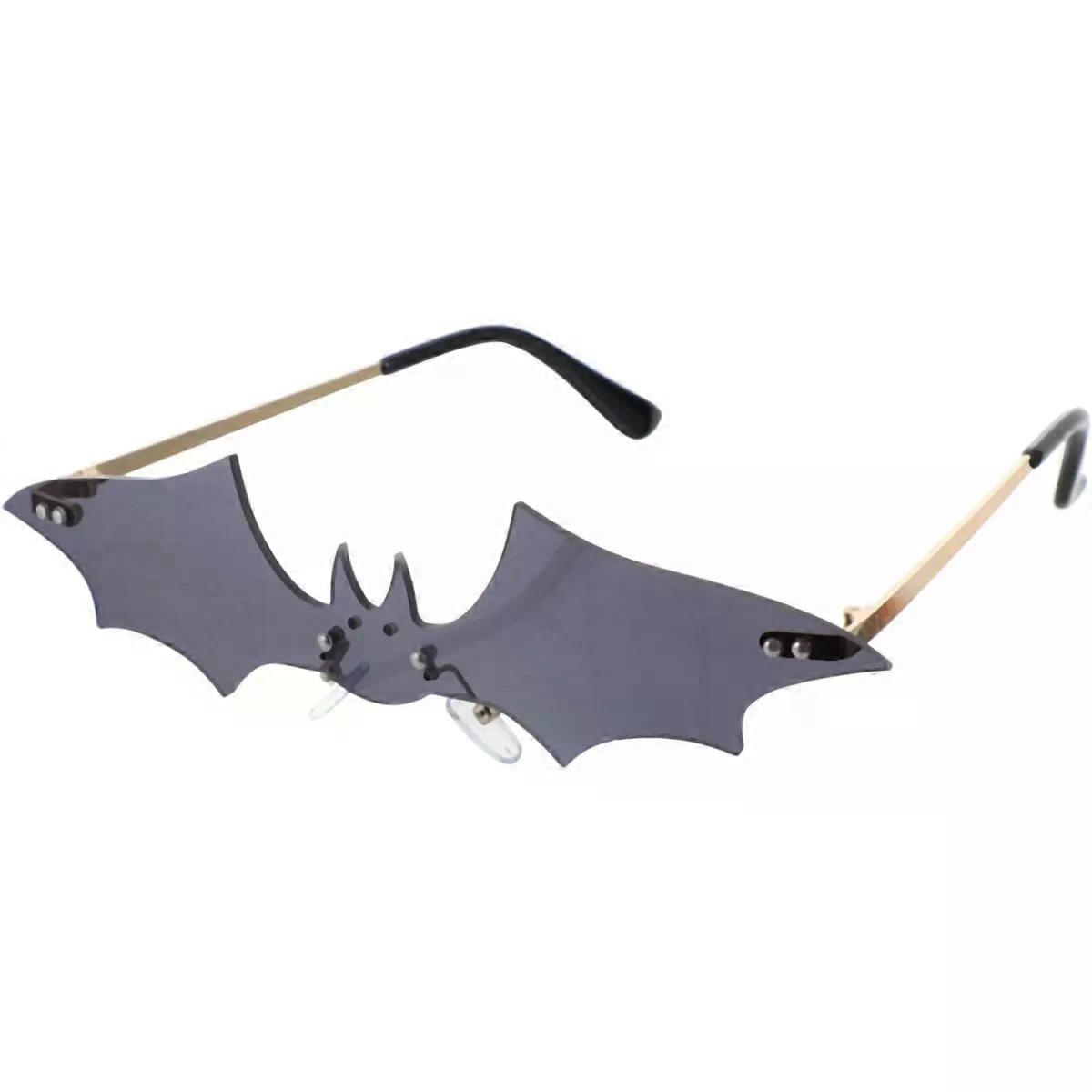 Halloween Bat Shape Frameless 1 X Sunglasses