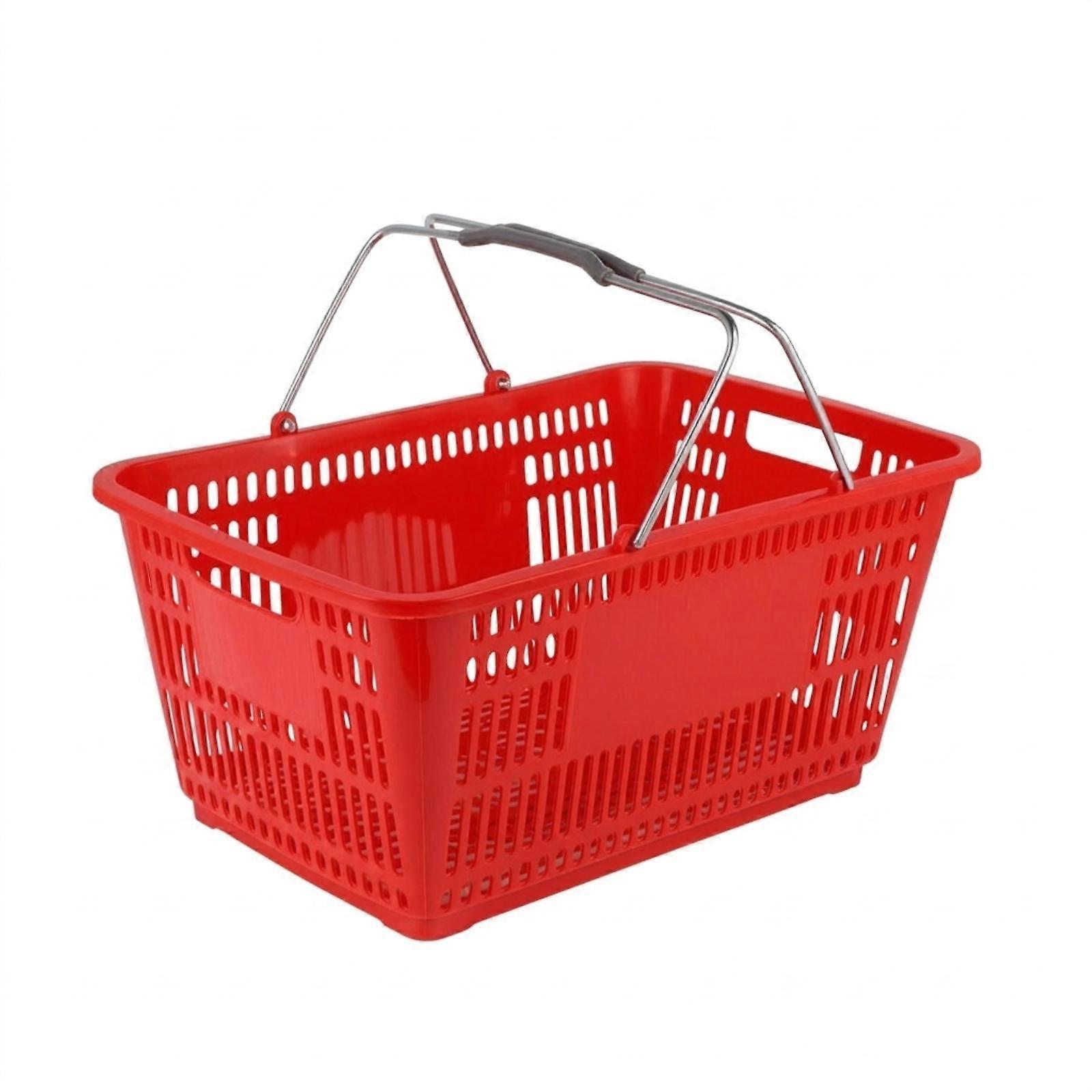 Ventilated Wire-Handle Shopping Basket