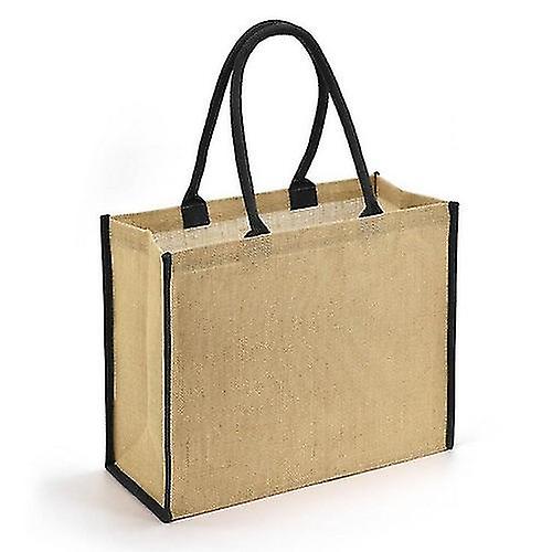 Merke lab tipped jute shopper