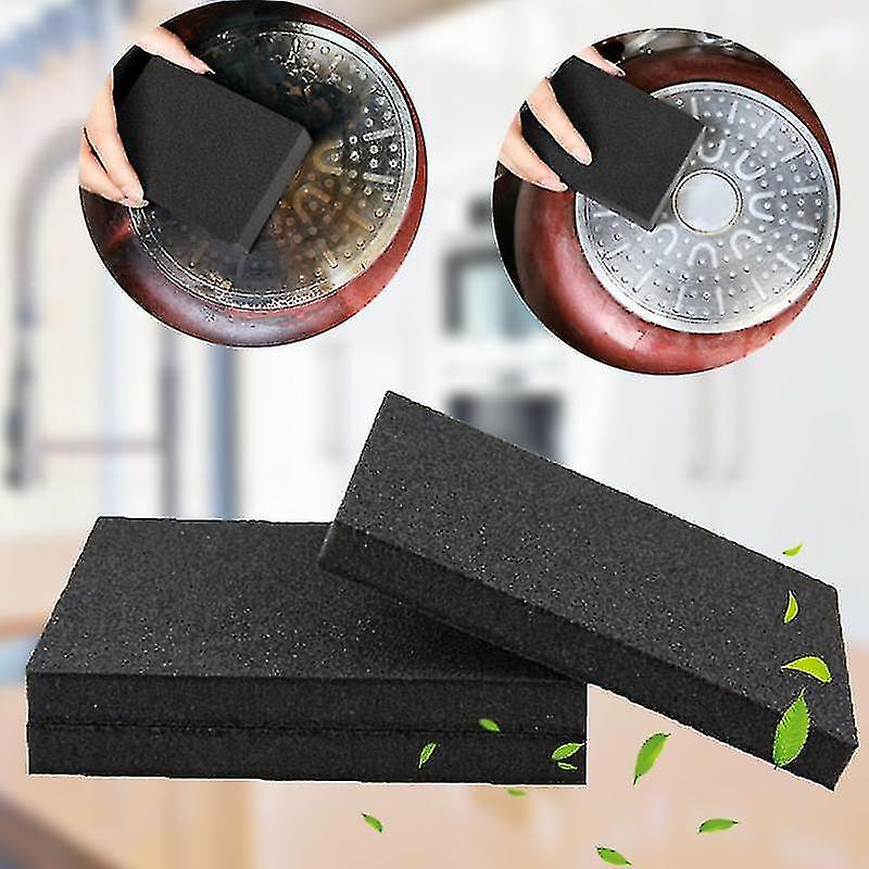 5pcs Multi-use Emery Sponge Heavy Duty Scrub Spugne per la pulizia delle spugne Gomma per la cucina Mobili da bagno Forniture per la pulizia Nuovo
