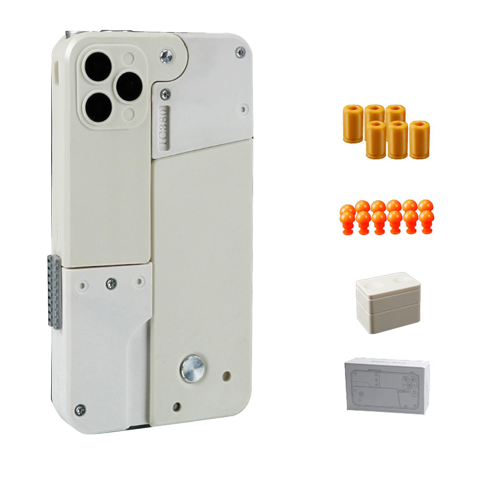 Fun Model Silicone Phone Case Gift Foldable White Plastic Grey Pink