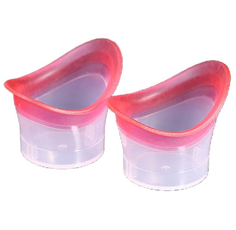 2pcs Eyewash Cup Silicone Resuable Soft Eye Bath Cup Eye Wash Cup