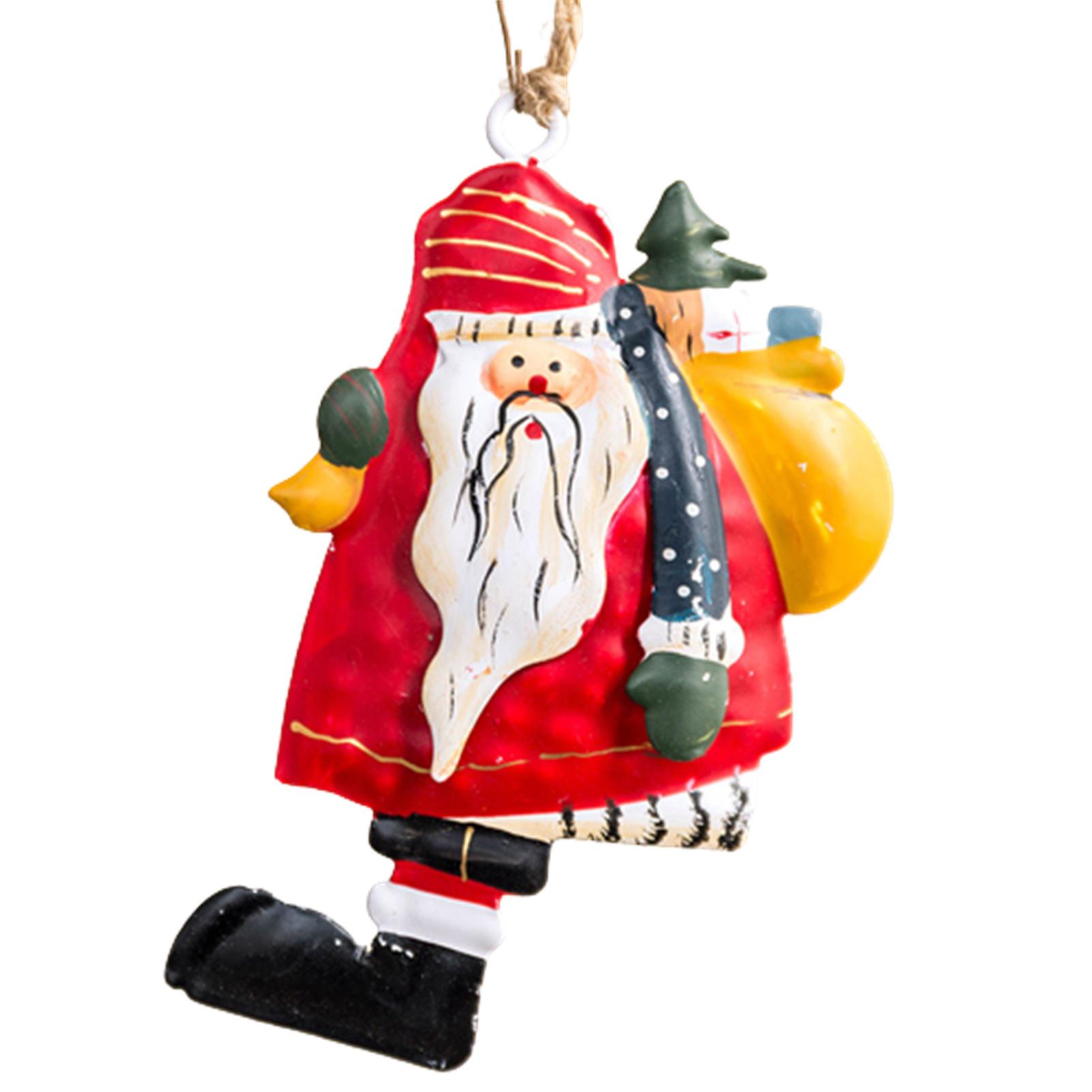 Christmas Tree Hanging Ornament Multi Patterns Christmas Pendant For Cell Phone Keychain Bags