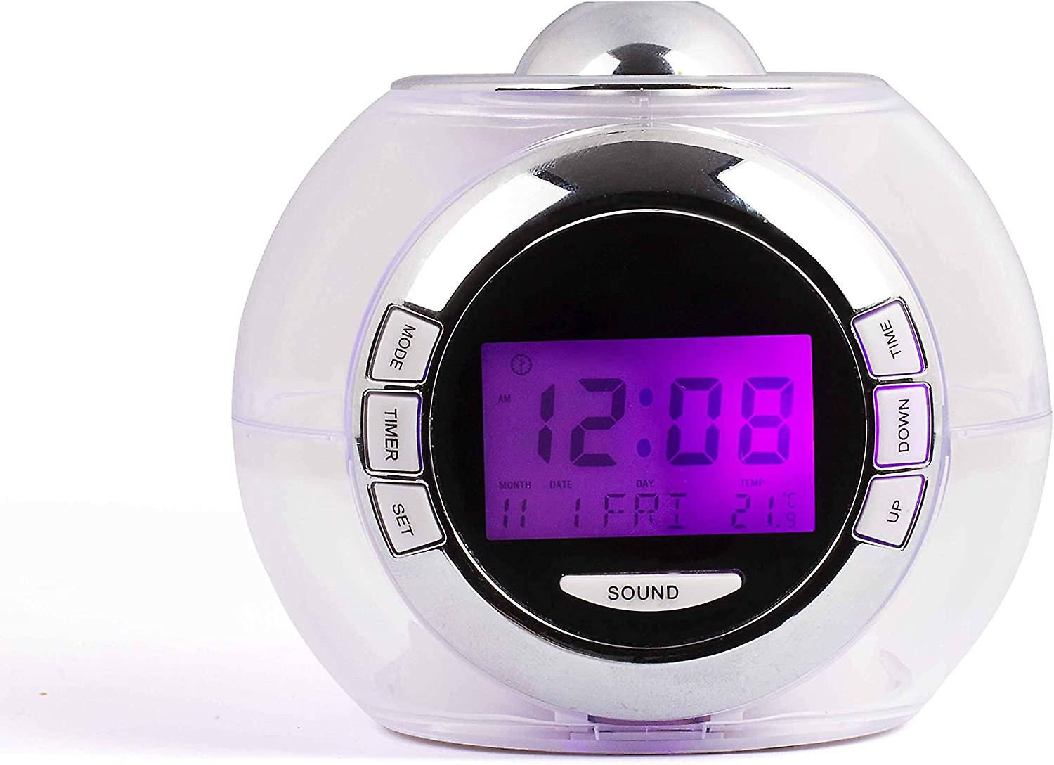 Color changing light alarm clock