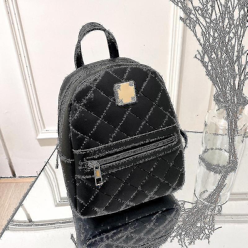 Puレザーショルダーミニ小型バックパック多機能レディース電話ポーチパックレディーススクールバックパックバッグ女性用