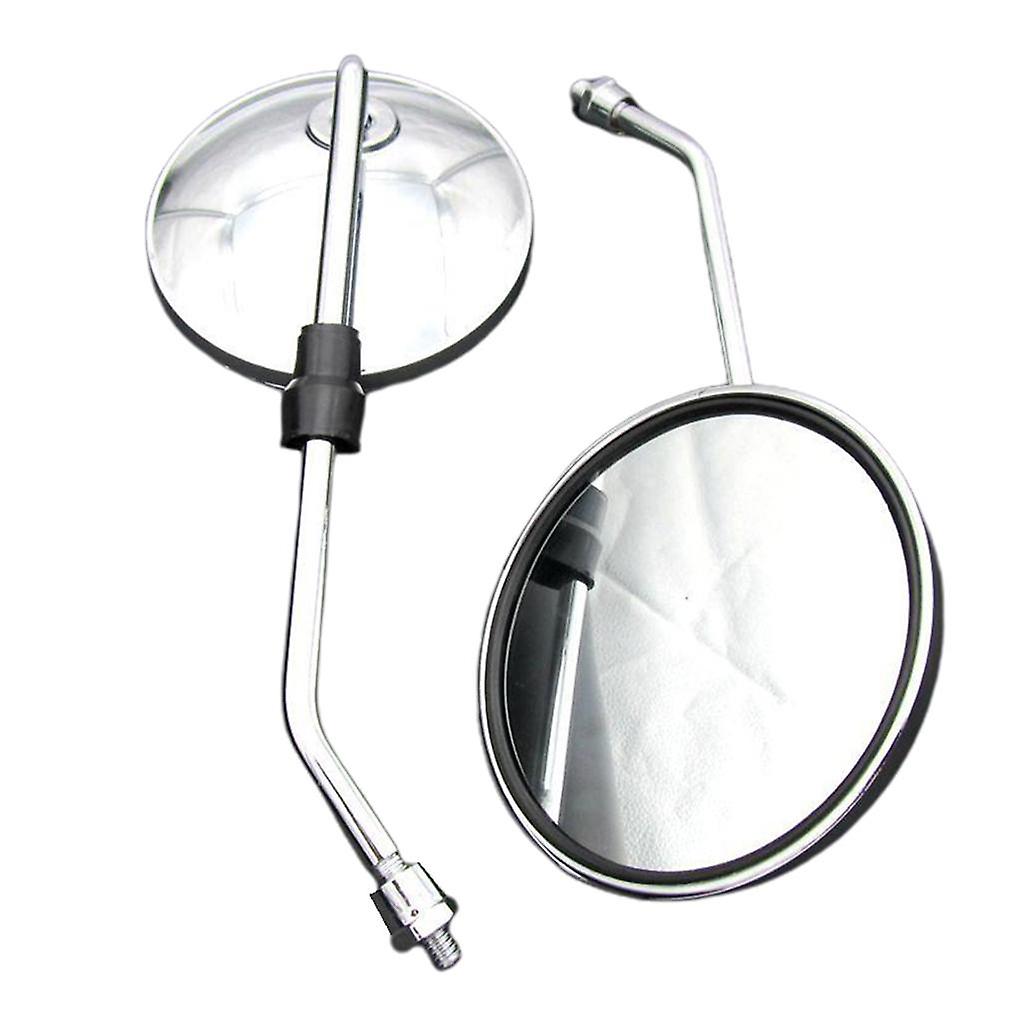 2pcs Motorcycle Back View Mirror for Electric Bicycle Moped, 8mm Thread