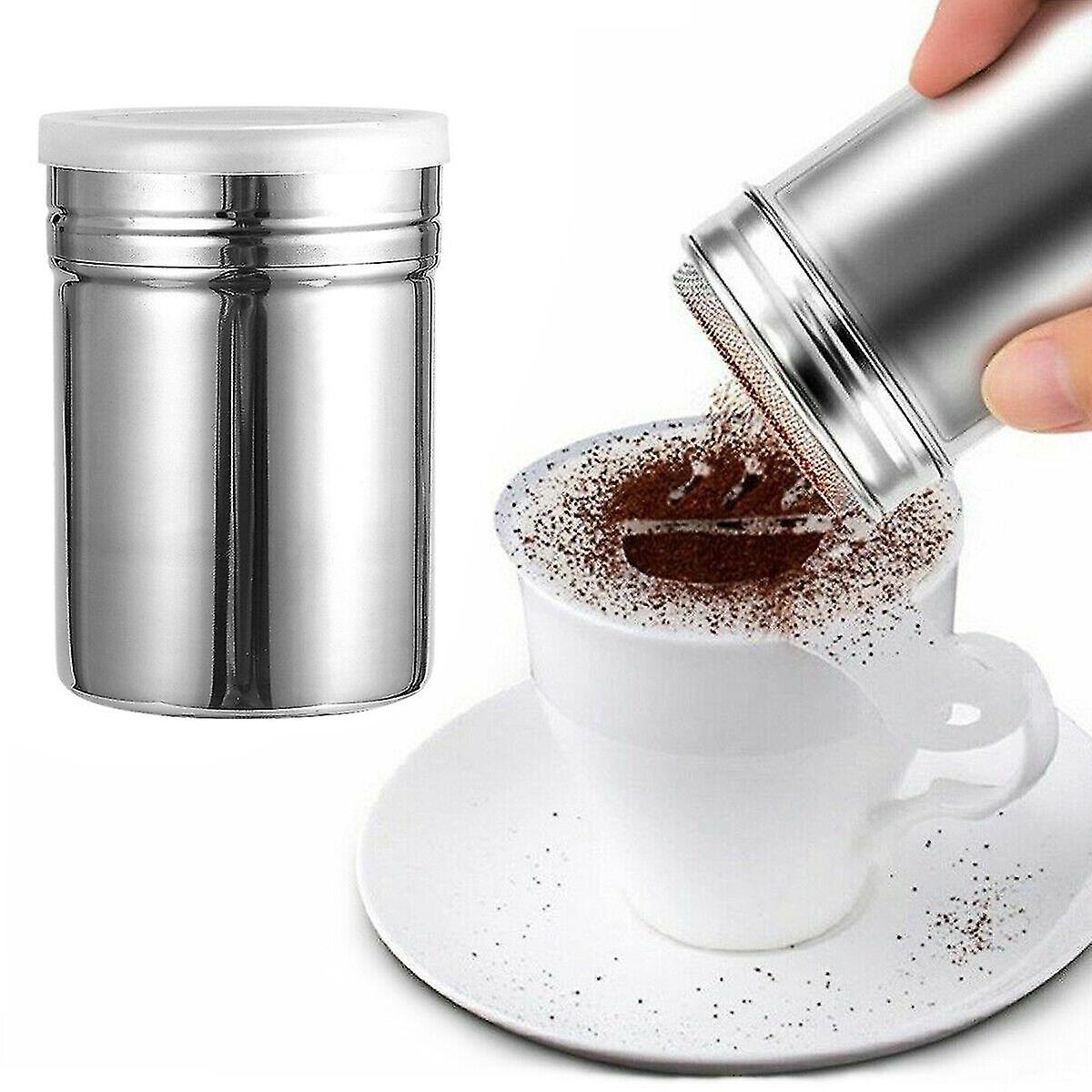 2pcs Less Steel A Chocolate Flour Der Shaker
