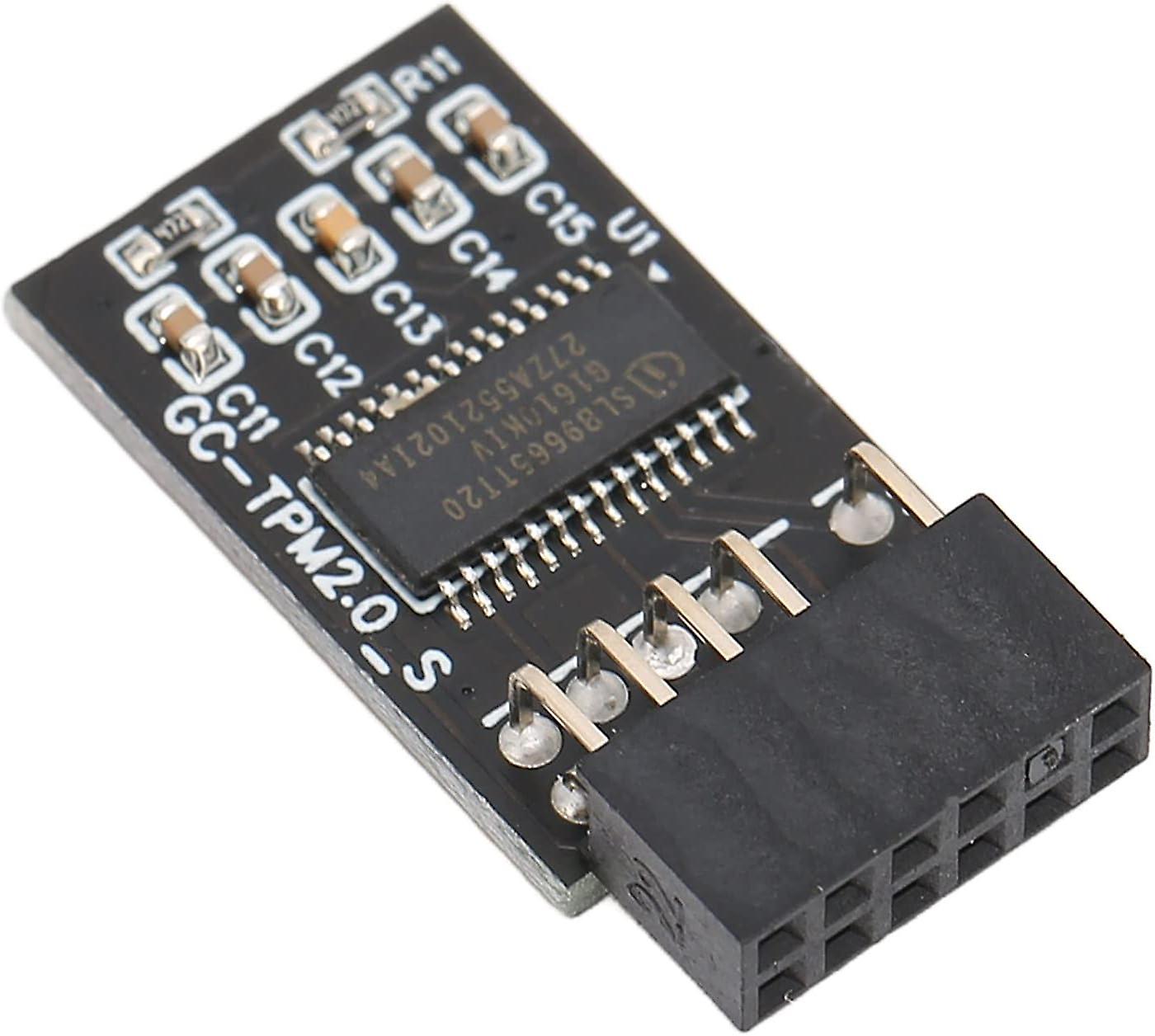Tpm 2.0 Encryption Security Module For Gigabyte 12pin Lpc Interface High Remote Card, 12 Pin Compatible With Lcp Spi Tpm2.0 Pin Motherboards, Tpm Pcb 