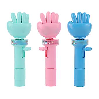 3Pcs Finger-Rate-Spiel Handheld ändern Raten Stein Papier Schere Spiel Unterhaltung Interaktives Spielzeug Grün Rosa Blau
