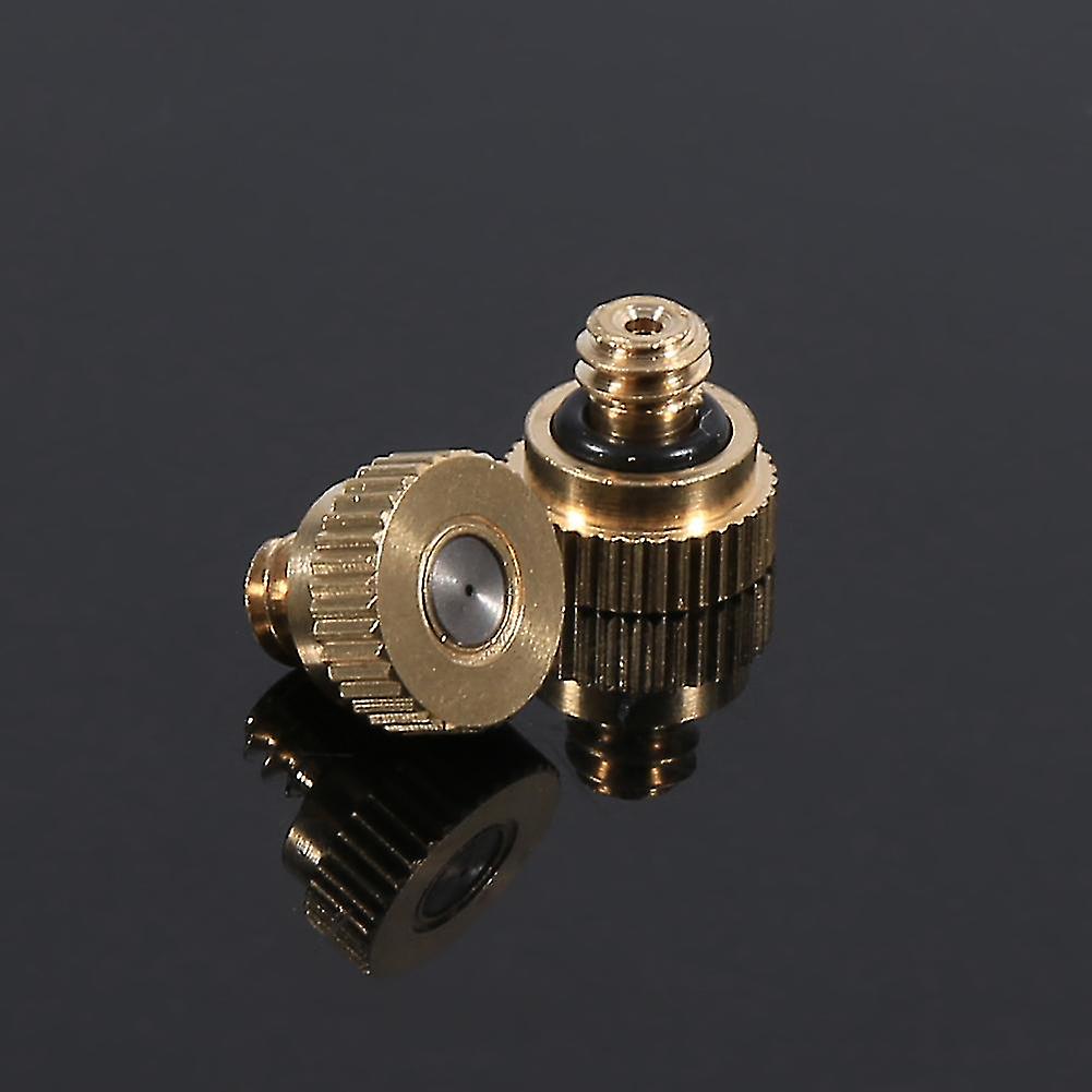 20pcs Brass Misting Nozzles 0.4mm 10/24 UNC Thread for Cooling
