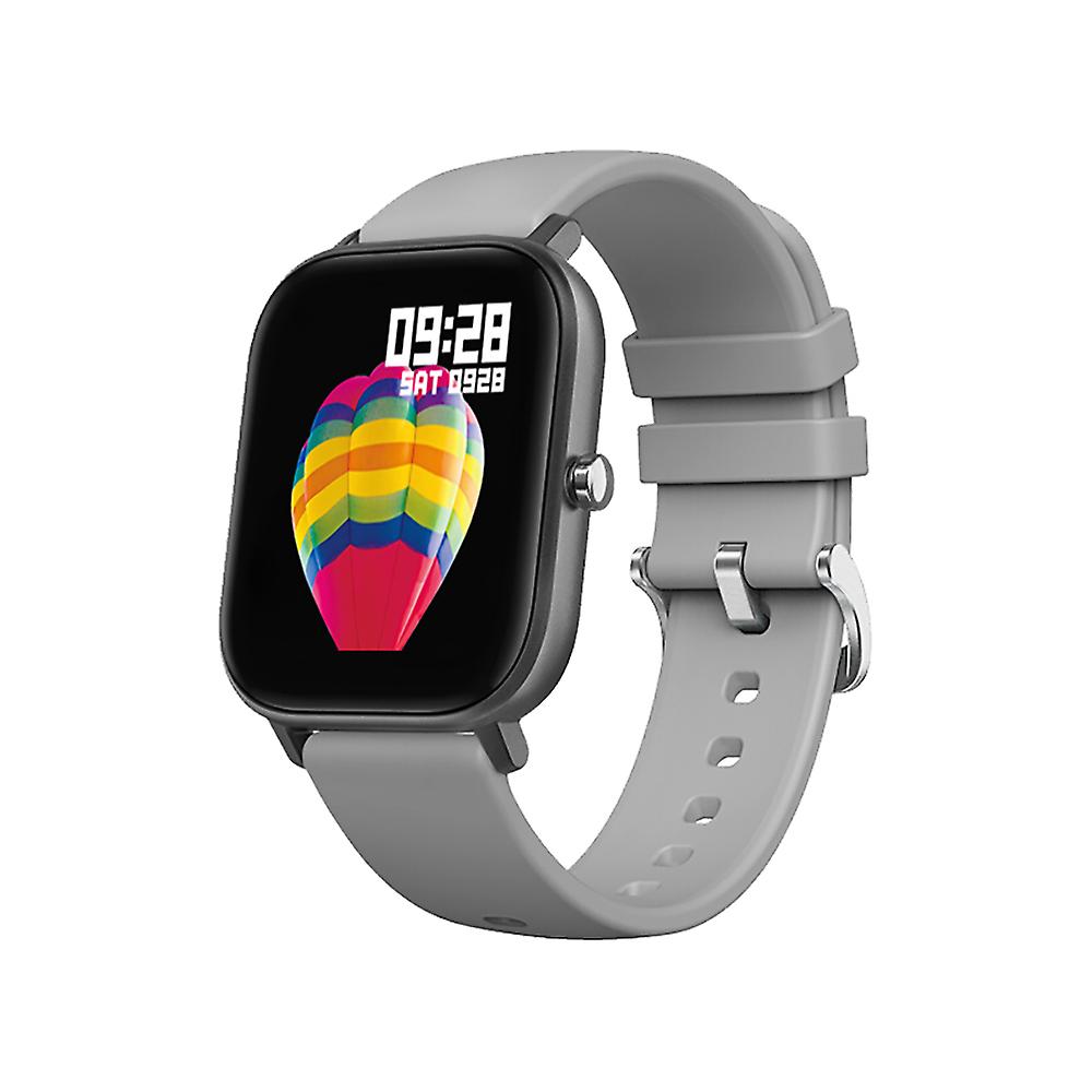 Ultra Slim Touchscreen Smart Watch With Square Display Wearable Fitness Tracker
