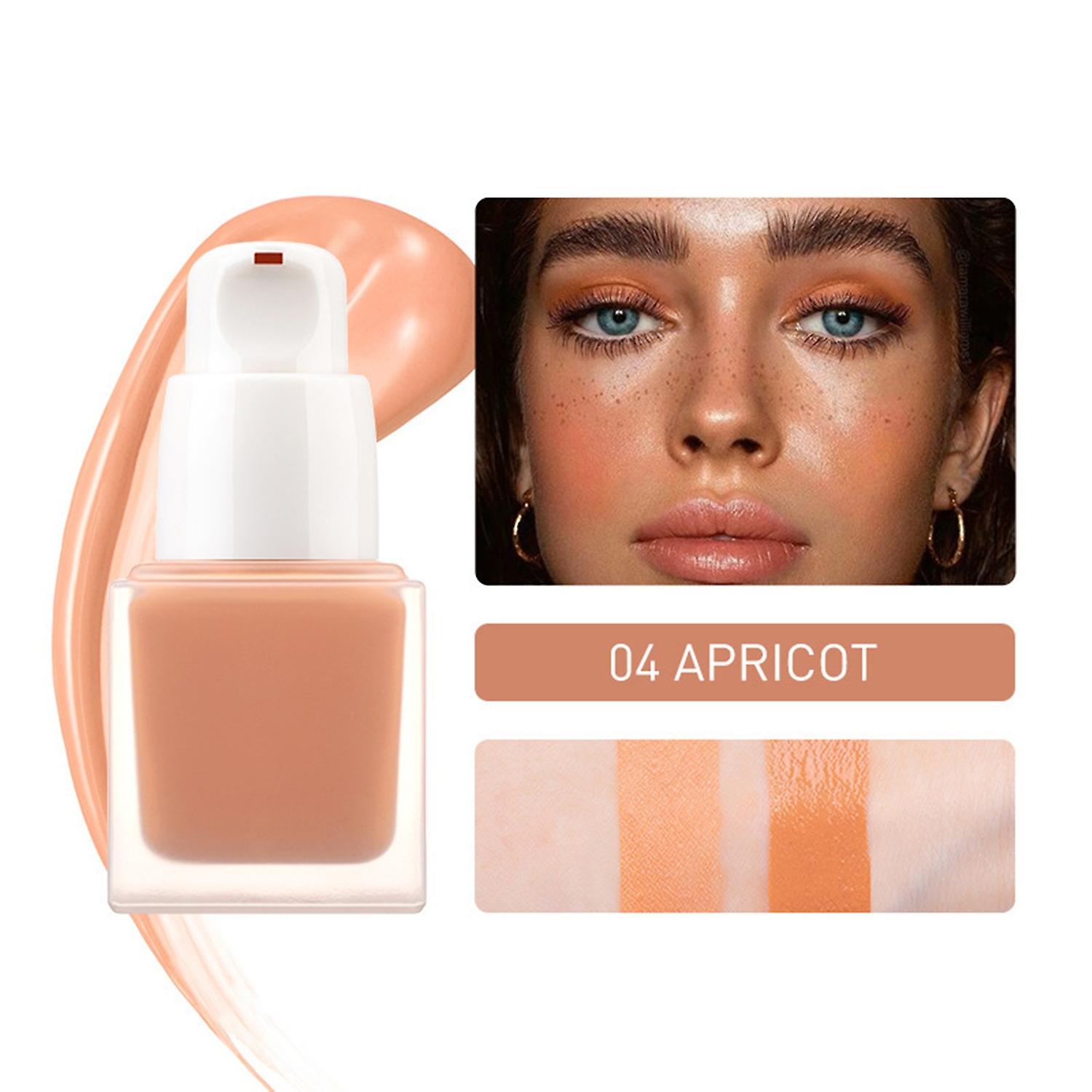 STAGENIUS Liquid Blush Makeup Cheek Gel Cream Face Blush Breathable Feel Sheer Flush Of Color Natura