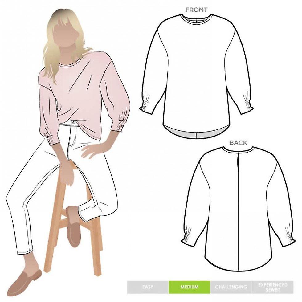 Style Arc Sewing Pattern Mimi Top Sizes 18-30
