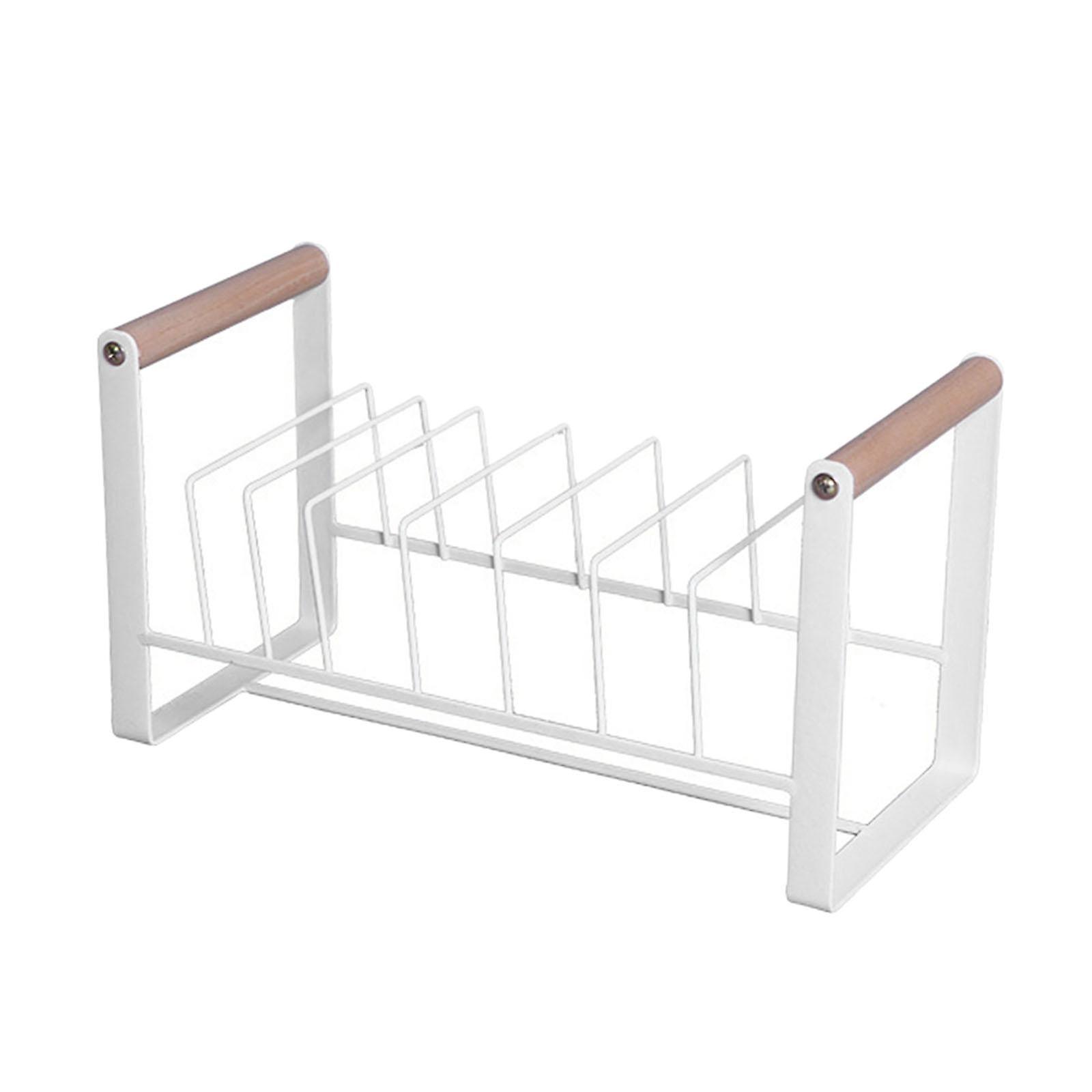 Drying Rack Rustproof Drain Shelf Storage Holder Stand Compact Organizer pot rack