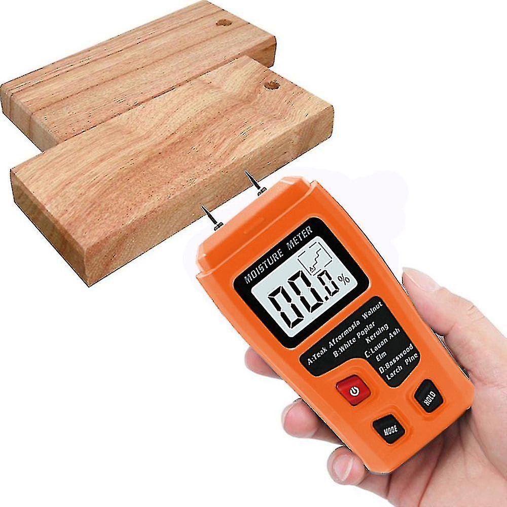 Moisture Detector Timber Caravan Tester Digital Lcd Damp Meter Wood Humidity