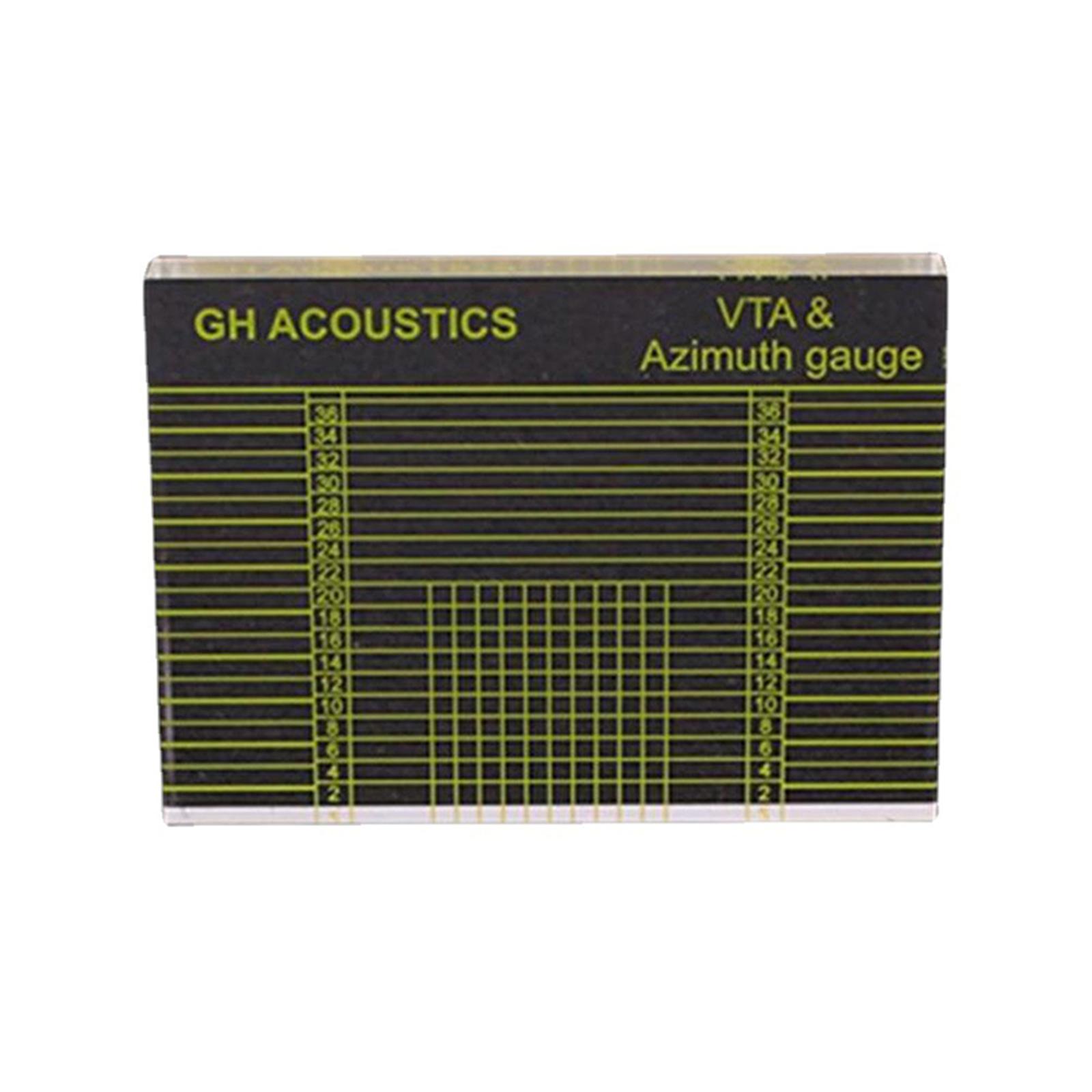 Protractor VTA  Turntable Phonograph Cartridge Stylus Alignment Adjustment Tool Suitable for Most